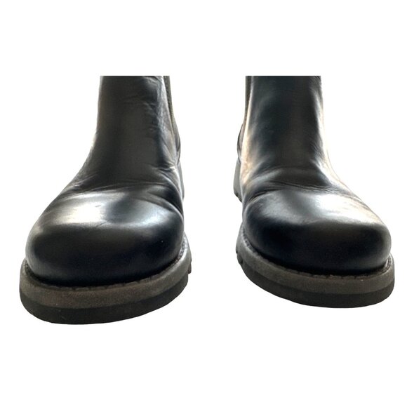 Women's Black Ankle Boots - Picture 5 of 12